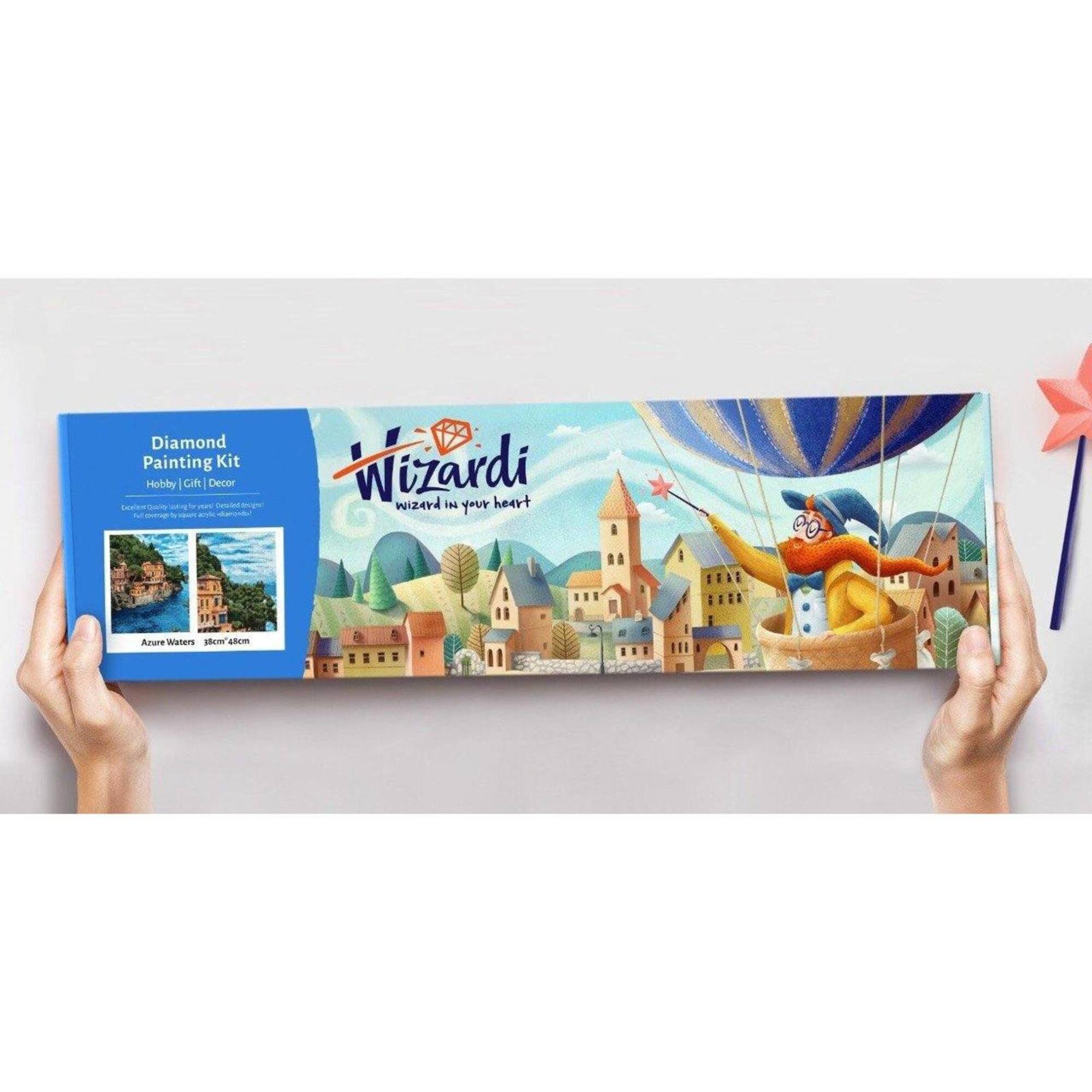 Wizardi Iguana Diamond Painting Kit